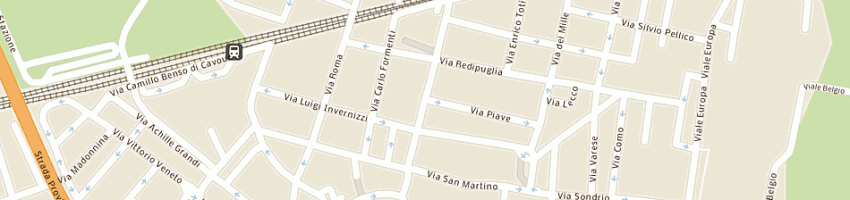 Mappa della impresa ziosi giorgio a MELZO
