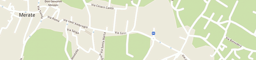 Mappa della impresa ristorante cinese kuien snc a MERATE