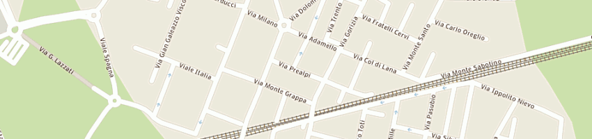Mappa della impresa susani mobili di angelo susani e c snc a MELZO