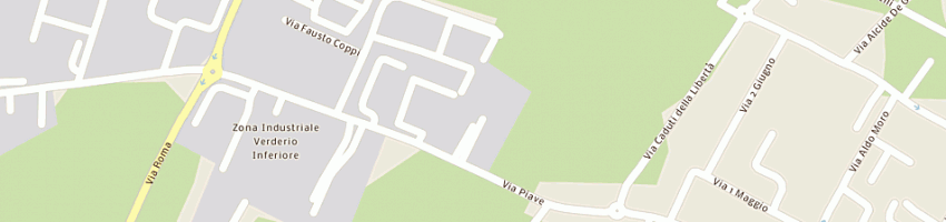 Mappa della impresa cbh milano srl a VERDERIO INFERIORE