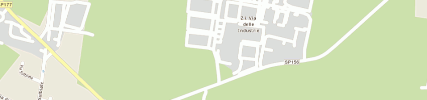 Mappa della impresa f2 di crespi cesare e c (snc) a SULBIATE