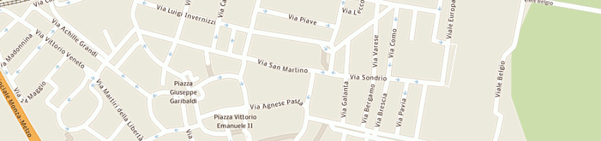 Mappa della impresa gmg arte e immagine srl a MELZO