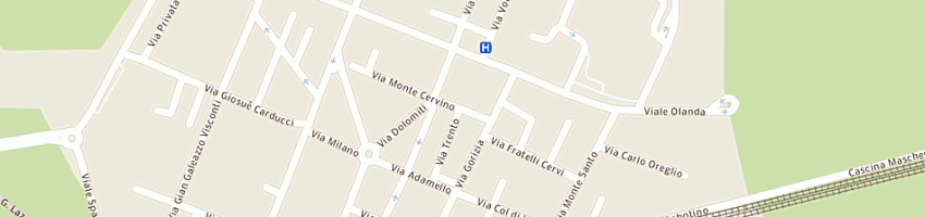 Mappa della impresa vismara flavio a MELZO