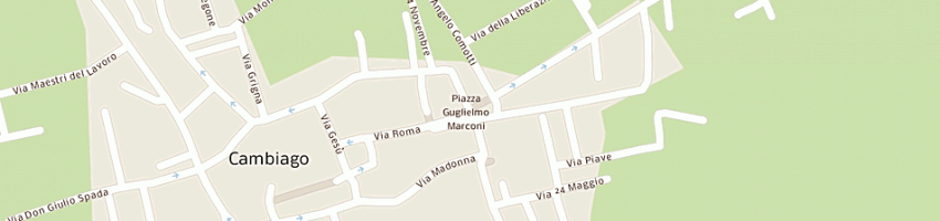 Mappa della impresa coip consorzio imprese picene a CAMBIAGO