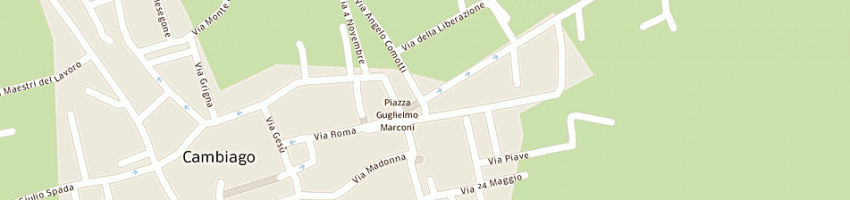 Mappa della impresa arredamenti morfag di mornata silvio e c snc a CAMBIAGO