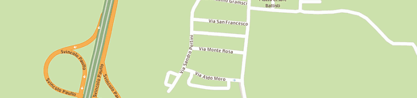 Mappa della impresa galanti achille a MERLINO