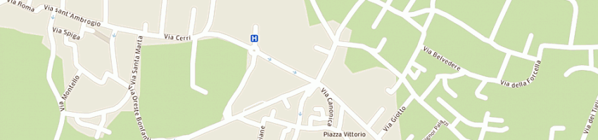 Mappa della impresa scuola di musica san francesco a MERATE