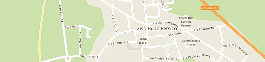 Mappa della impresa il pane di zelo di mescuglio nicola e zanetti snc a ZELO BUON PERSICO
