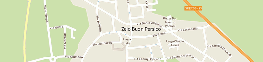 Mappa della impresa tinini donata a ZELO BUON PERSICO