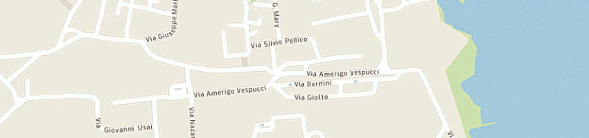 Mappa della impresa usnavy support office a LA MADDALENA