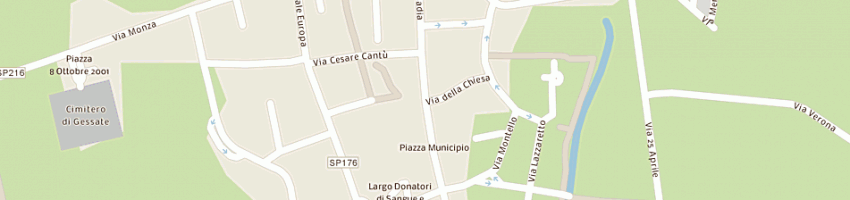 Mappa della impresa merident sas di merisio massimo e c a GESSATE