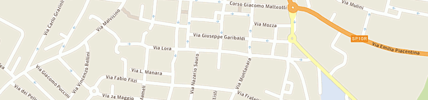 Mappa della impresa acconciature gio' by paola a PIACENZA