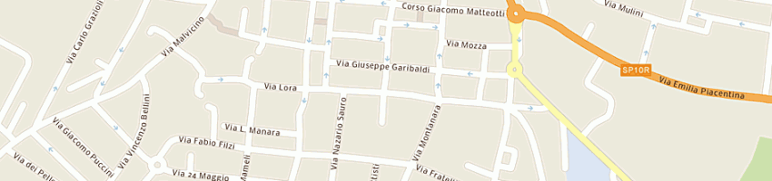 Mappa della impresa marzi elena a CASTEL SAN GIOVANNI