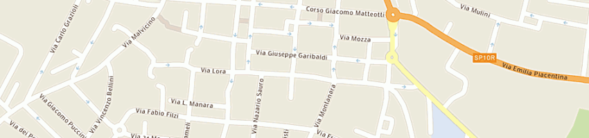 Mappa della impresa parrocchia di san giovanni battista in castel san giovanni a CASTEL SAN GIOVANNI