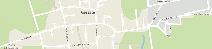 Mappa della impresa perego fausto a GESSATE