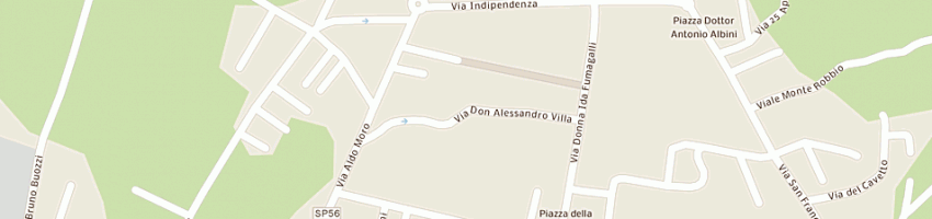 Mappa della impresa asilo infantile elena a ROBBIATE