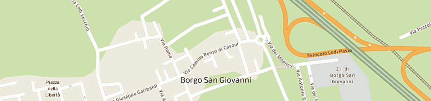 Mappa della impresa reda srl a LODI