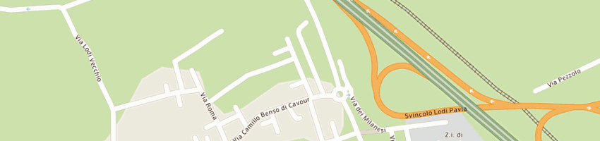 Mappa della impresa barbieri modesto a BORGO SAN GIOVANNI