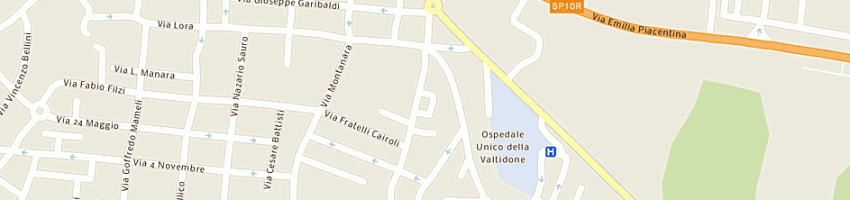 Mappa della impresa lodedo giovanni a CASTEL SAN GIOVANNI