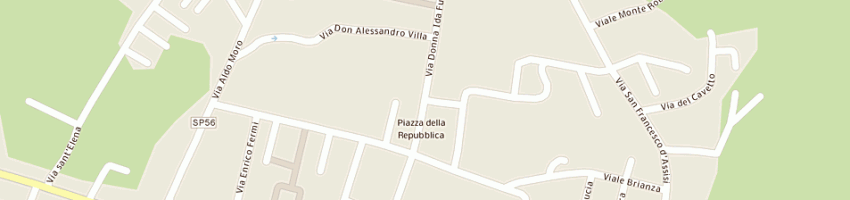 Mappa della impresa municipio a ROBBIATE