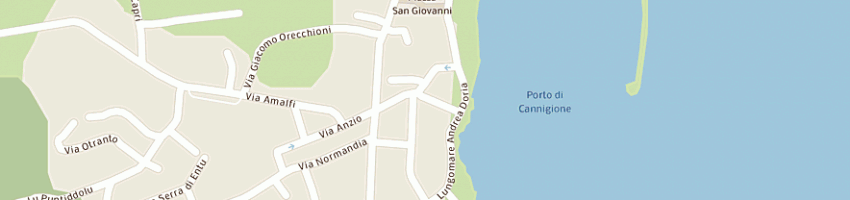 Mappa della impresa sail italia srl a ARZACHENA