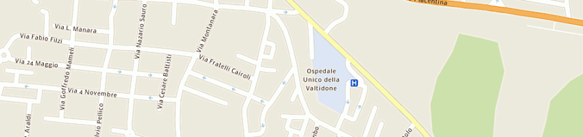 Mappa della impresa belotti carlo a CASTEL SAN GIOVANNI