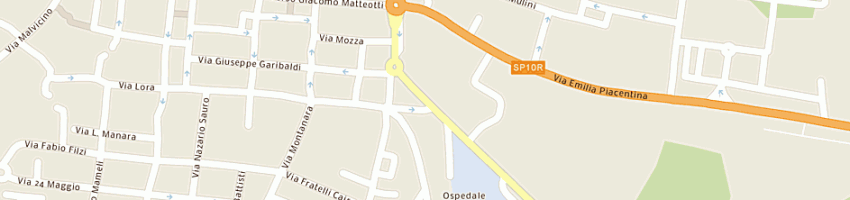 Mappa della impresa manzella a CASTEL SAN GIOVANNI