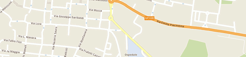 Mappa della impresa maglificio tg a CASTEL SAN GIOVANNI