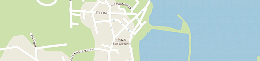 Mappa della impresa gioca snc di sanna caterina e c a ARZACHENA