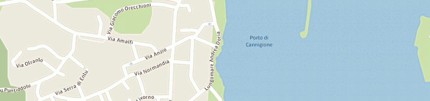 Mappa della impresa hotel del porto a ARZACHENA