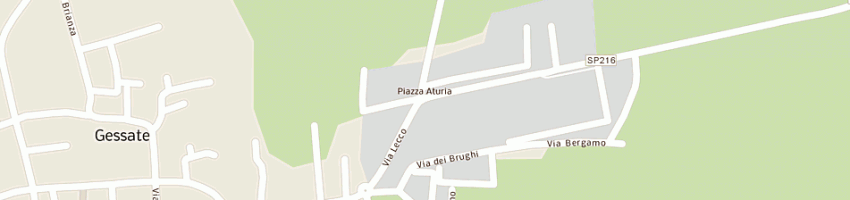 Mappa della impresa autocar spa a GESSATE