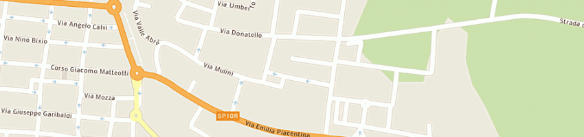 Mappa della impresa orion di bellinzoni alessandra e c sas a CASTEL SAN GIOVANNI