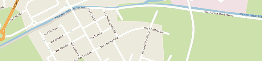Mappa della impresa atum di ing roberto rago e c sas a BELLINZAGO LOMBARDO