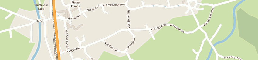 Mappa della impresa fallini alba a NOVATE MEZZOLA