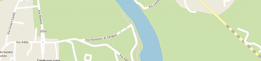 Mappa della impresa bar gelateria al porto di codara ezio e c snc a IMBERSAGO