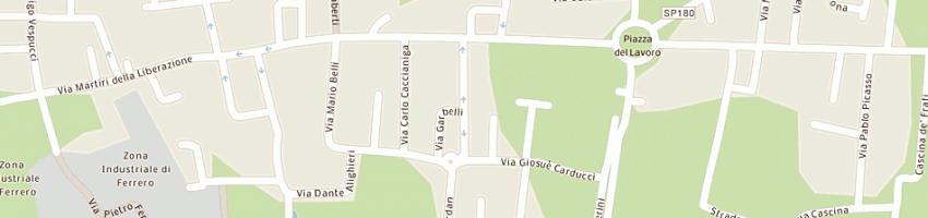 Mappa della impresa locatelli giancarlo e c (snc) a POZZUOLO MARTESANA