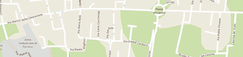 Mappa della impresa venezia cosimo a POZZUOLO MARTESANA