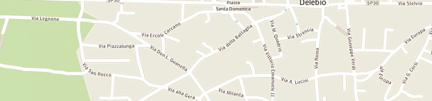 Mappa della impresa tecnofar spa a DELEBIO