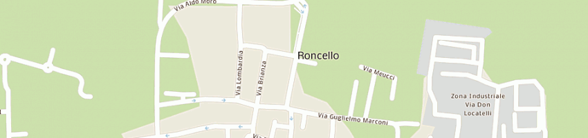 Mappa della impresa torneria in lastra monzani di monzani enrico e figlio (snc) a RONCELLO