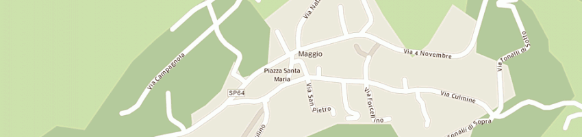 Mappa della impresa albergo cacciatore a CREMENO