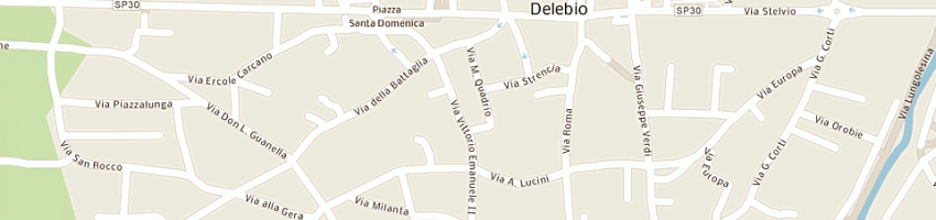 Mappa della impresa lucaflex di crema luca e c snc a DELEBIO