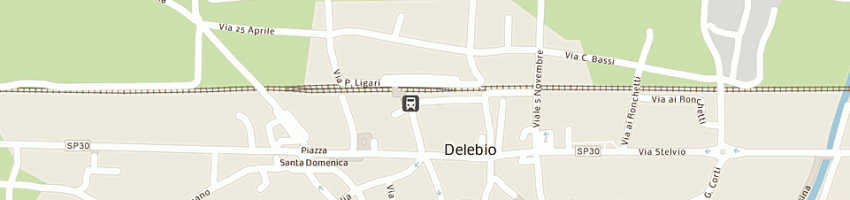 Mappa della impresa mantelli guido a DELEBIO