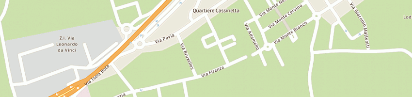 Mappa della impresa mobili brianza snc a LODI