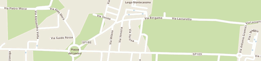 Mappa della impresa eleca di cazzaniga adolfo massimo a POZZUOLO MARTESANA