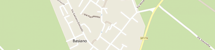 Mappa della impresa copecar di cesare monzani e c sas a BASIANO