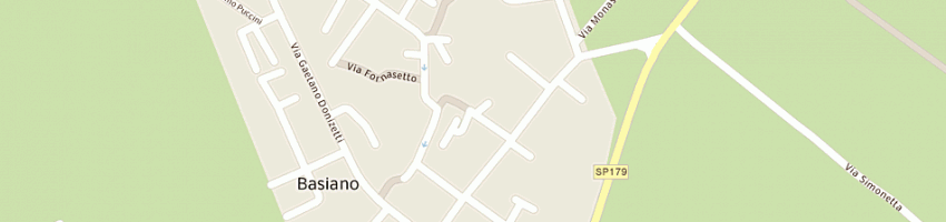 Mappa della impresa agecom sas di luigi galleani e c a BASIANO