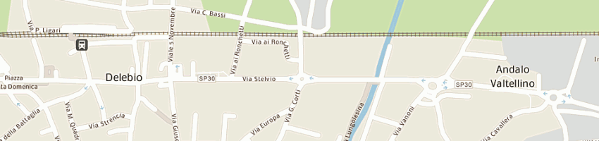 Mappa della impresa a t i srl a DELEBIO