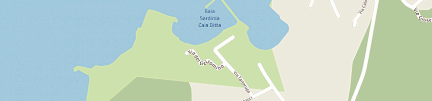Mappa della impresa panda spa a ARZACHENA