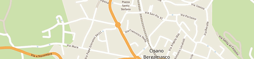 Mappa della impresa panzeri luigi a CISANO BERGAMASCO
