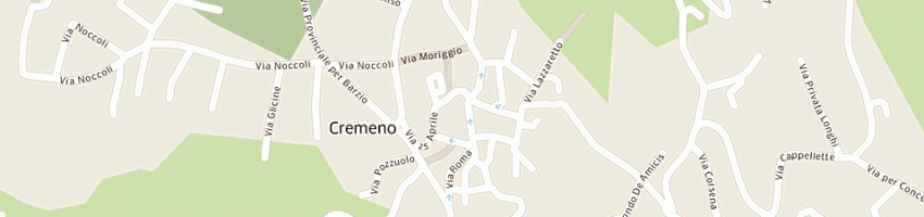 Mappa della impresa invernizzi roberto a CREMENO